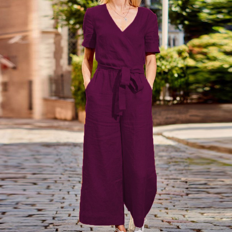 Eina - Jumpsuit in spun cotton for women