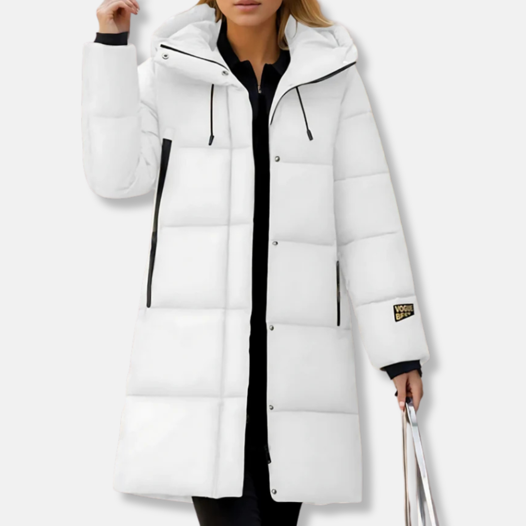 Women’s Coat - Woven Shell - Oversized Fit - Hooded - Mid-Thigh Length