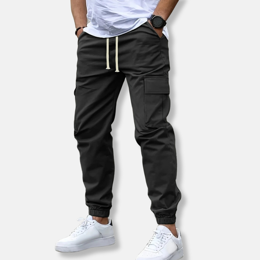 Stefano Jogger Cargo Sweatpants | Elastic Cuffs Cargo Sweatpants