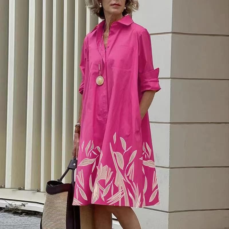 Jonna - Beautiful loose-fitting blouse dress for warm days
