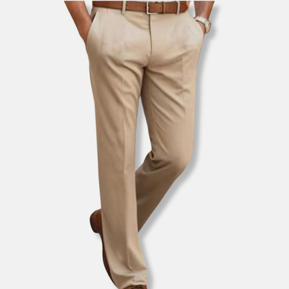 Domenico Classic Fit Trousers | Pleated Formal Trousers