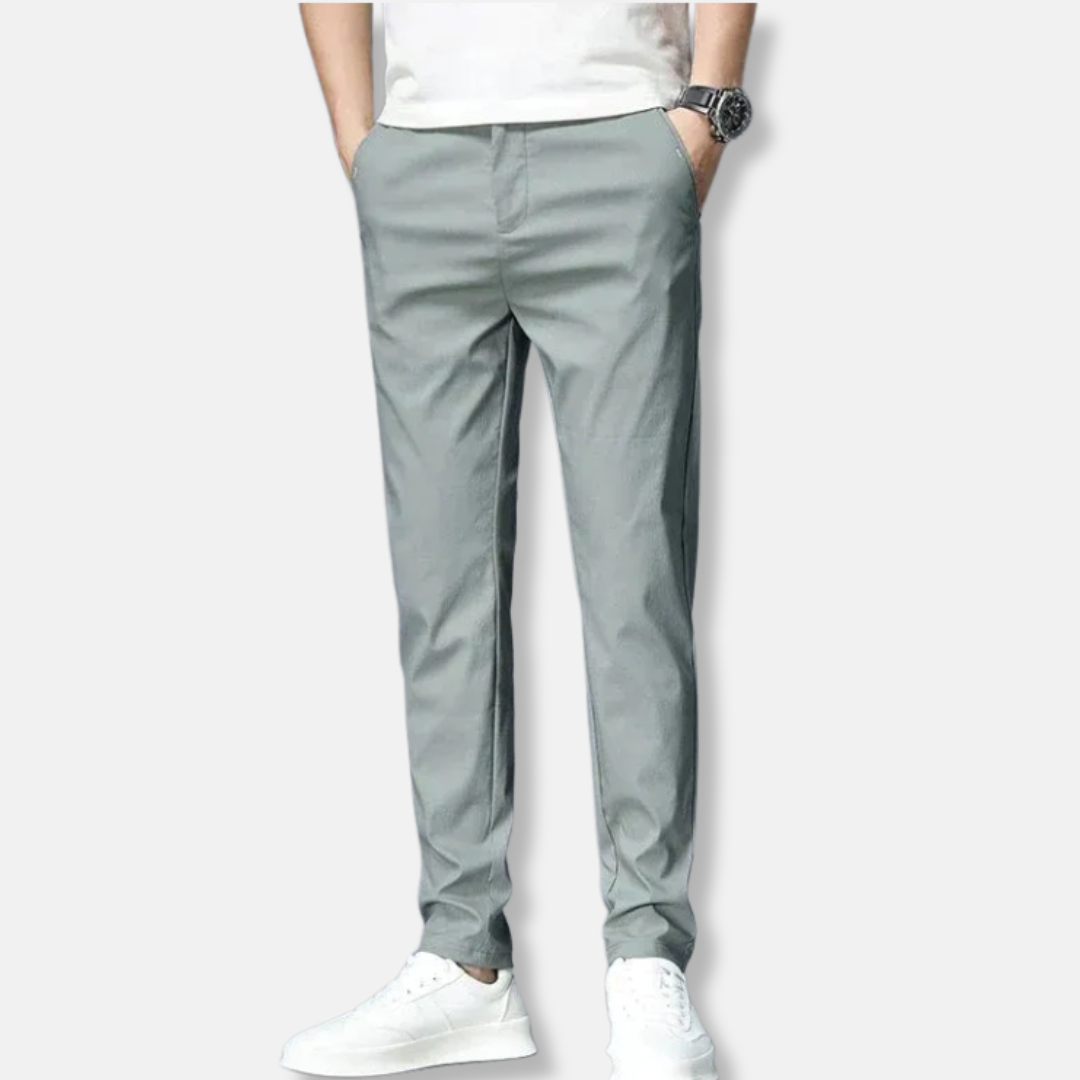 Benjamin Slim Fit Chino Trousers | Elastic Waist Chino Trousers