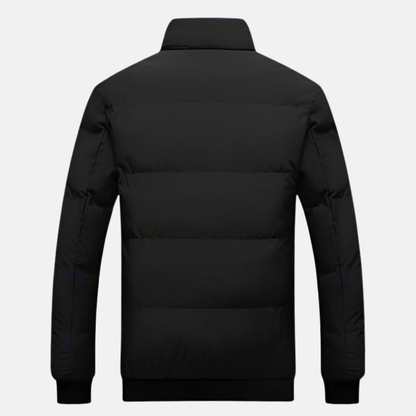 Stefano Relaxed Fit Puffer Jacket | High Collar Puffer Jacket