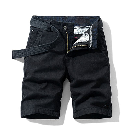 Herre Shorts - Skreddersydd Design - Belte inkludert - Komfortabel Bomullsblanding