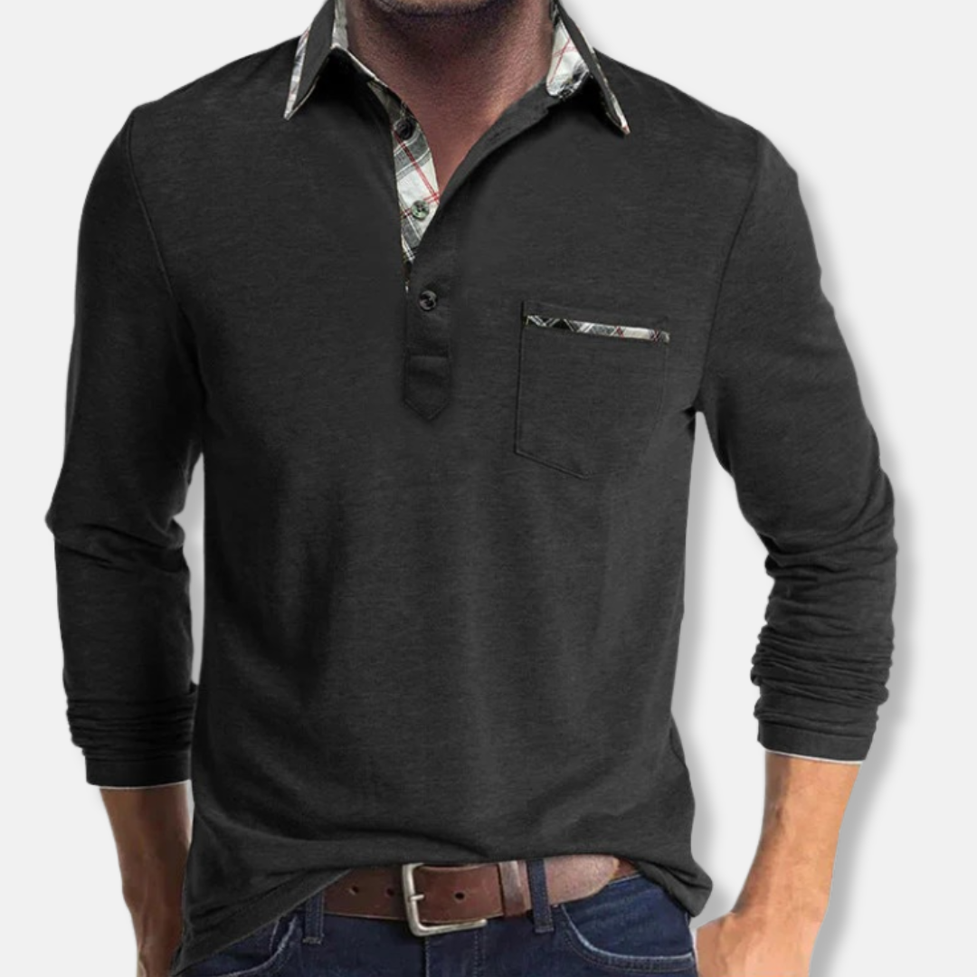 Aldo Regular Fit Polo Shirt | Long Sleeve Polo Shirt