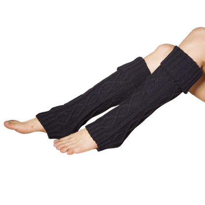 Elisa Calf-Length Leg Warmer | Cable Knit Leg Warmer