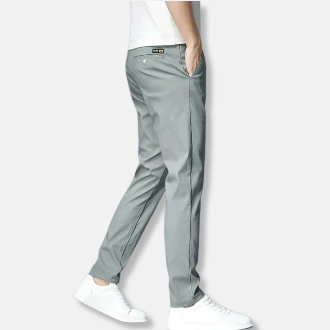 Benjamin Slim Fit Chino Trousers | Elastic Waist Chino Trousers