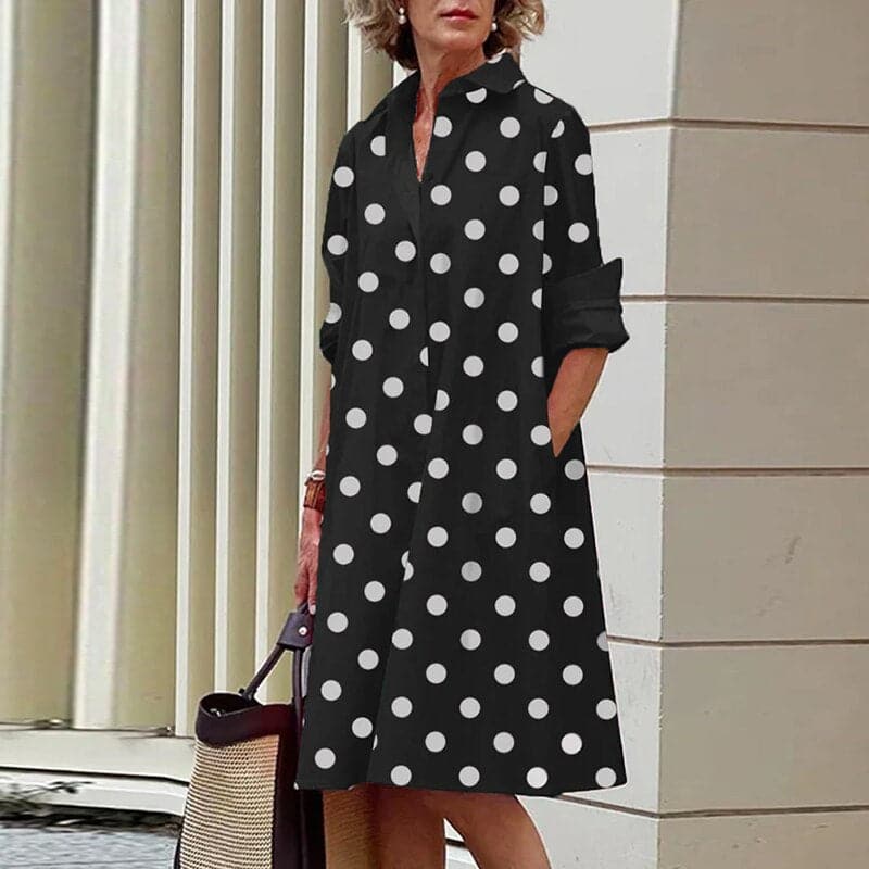 Jonna - Beautiful loose-fitting blouse dress for warm days