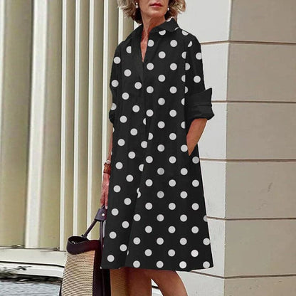 Jonna - Beautiful loose-fitting blouse dress for warm days