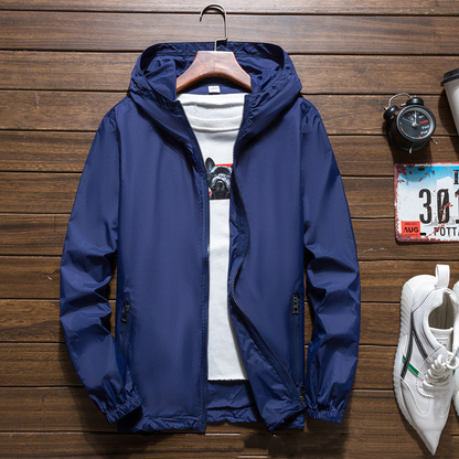 Frank - Waterproof rain jacket with side pockets