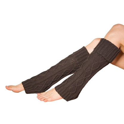 Elisa Calf-Length Leg Warmer | Cable Knit Leg Warmer