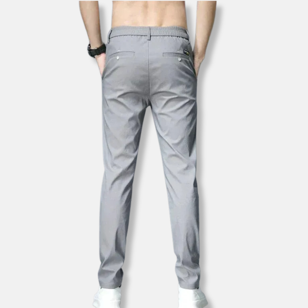 Benjamin Slim Fit Chino Trousers | Elastic Waist Chino Trousers
