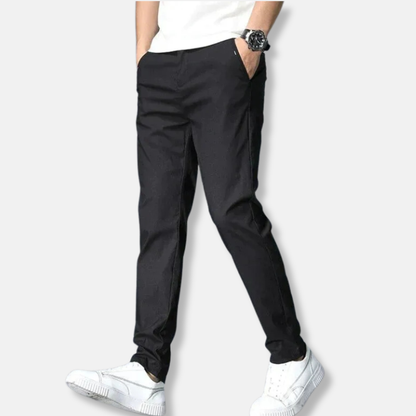 Benjamin Slim Fit Chino Trousers | Elastic Waist Chino Trousers