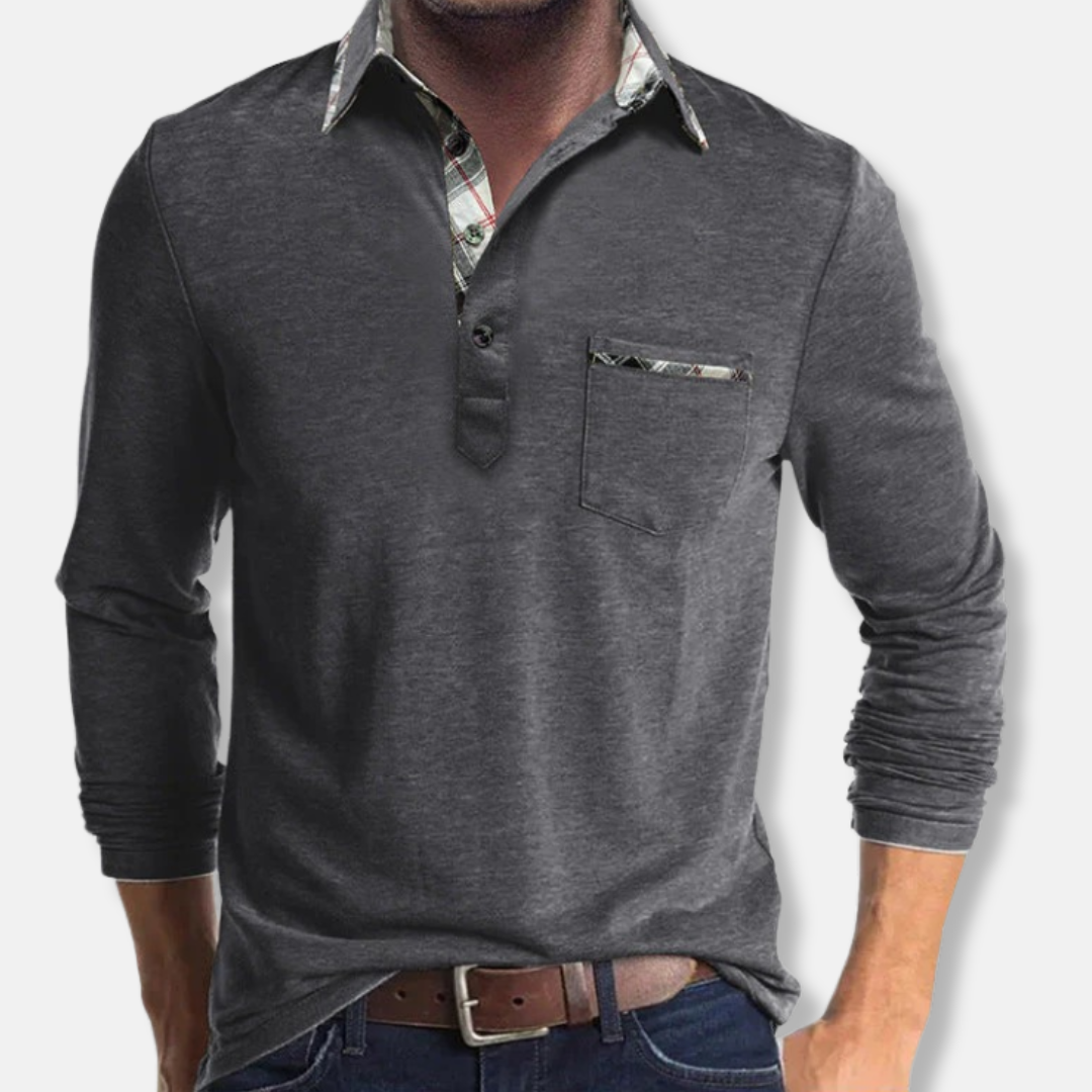 Aldo Regular Fit Polo Shirt | Long Sleeve Polo Shirt