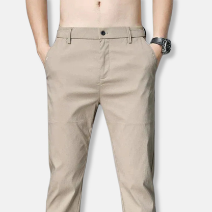 Benjamin Slim Fit Chino Trousers | Elastic Waist Chino Trousers