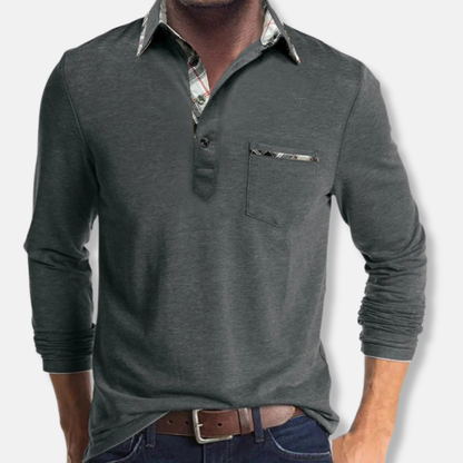 Aldo Regular Fit Polo Shirt | Long Sleeve Polo Shirt