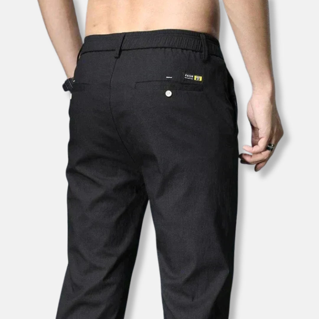 Benjamin Slim Fit Chino Trousers | Elastic Waist Chino Trousers