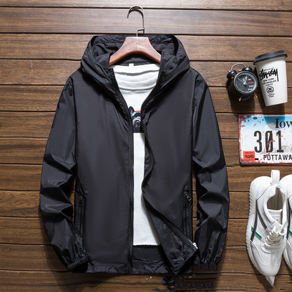 Frank - Waterproof rain jacket with side pockets