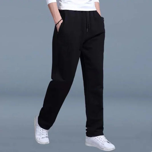 Men's Pants – Sweatpants – Relaxed Fit – Breathable Fabric – Elastic Waist