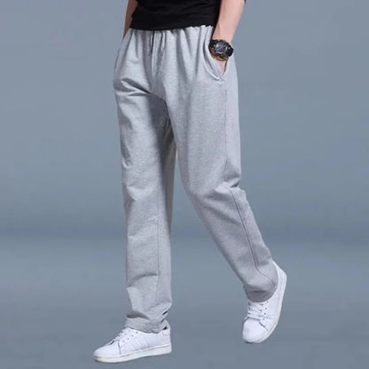 Men's Pants – Sweatpants – Relaxed Fit – Breathable Fabric – Elastic Waist