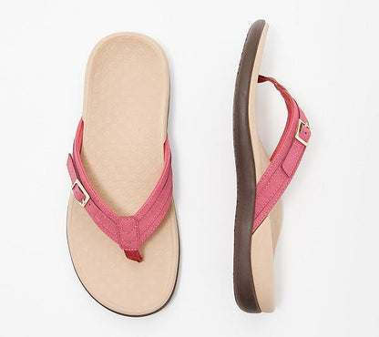 Women's Flip-Flops – Orthopedic Support – Padded Sole – Adjustable Strap