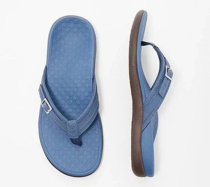 Women's Flip-Flops – Orthopedic Support – Padded Sole – Adjustable Strap