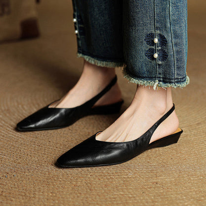 Caterina Pointed Toe Slingback Flats | Slingback Flats