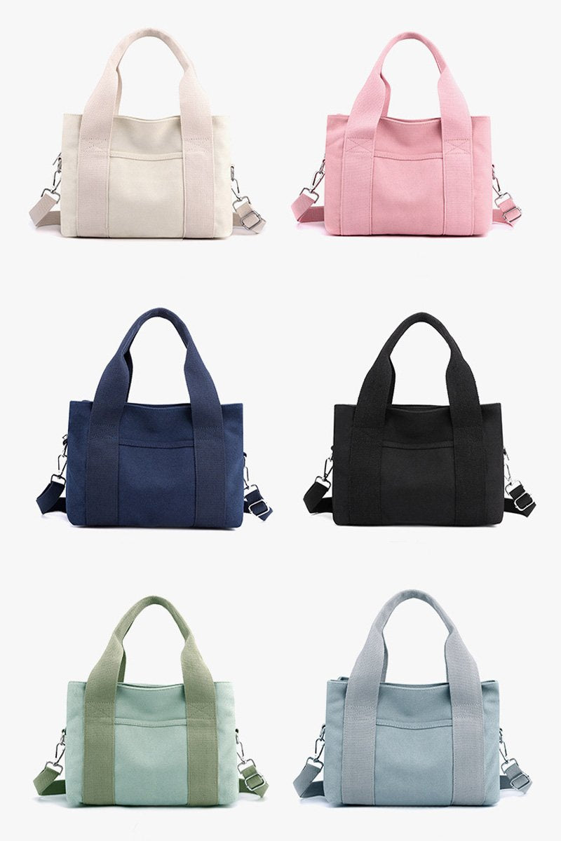 Maria Square Handle Crossbody Bag | Zipper Closure Crossbody Bag