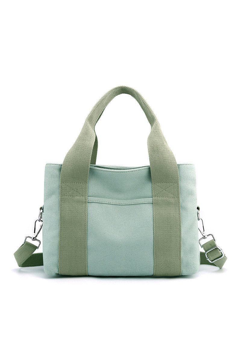 Maria Square Handle Crossbody Bag | Zipper Closure Crossbody Bag