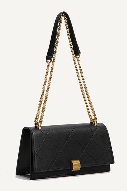 Vittoria Quilted Shoulder Bag | Chain Strap Shoulder Bag