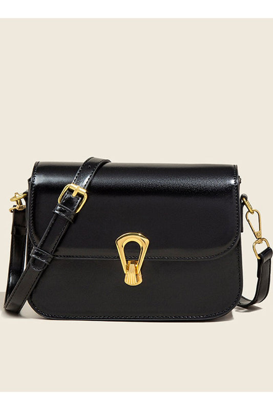 Alessia Structured Shoulder Bag | Gold-Tone Shoulder Bag
