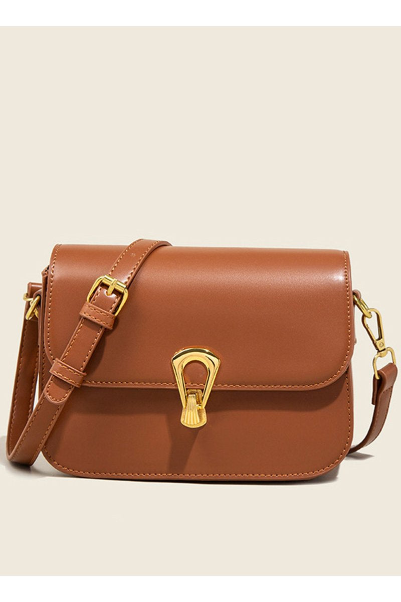 Alessia Structured Shoulder Bag | Gold-Tone Shoulder Bag