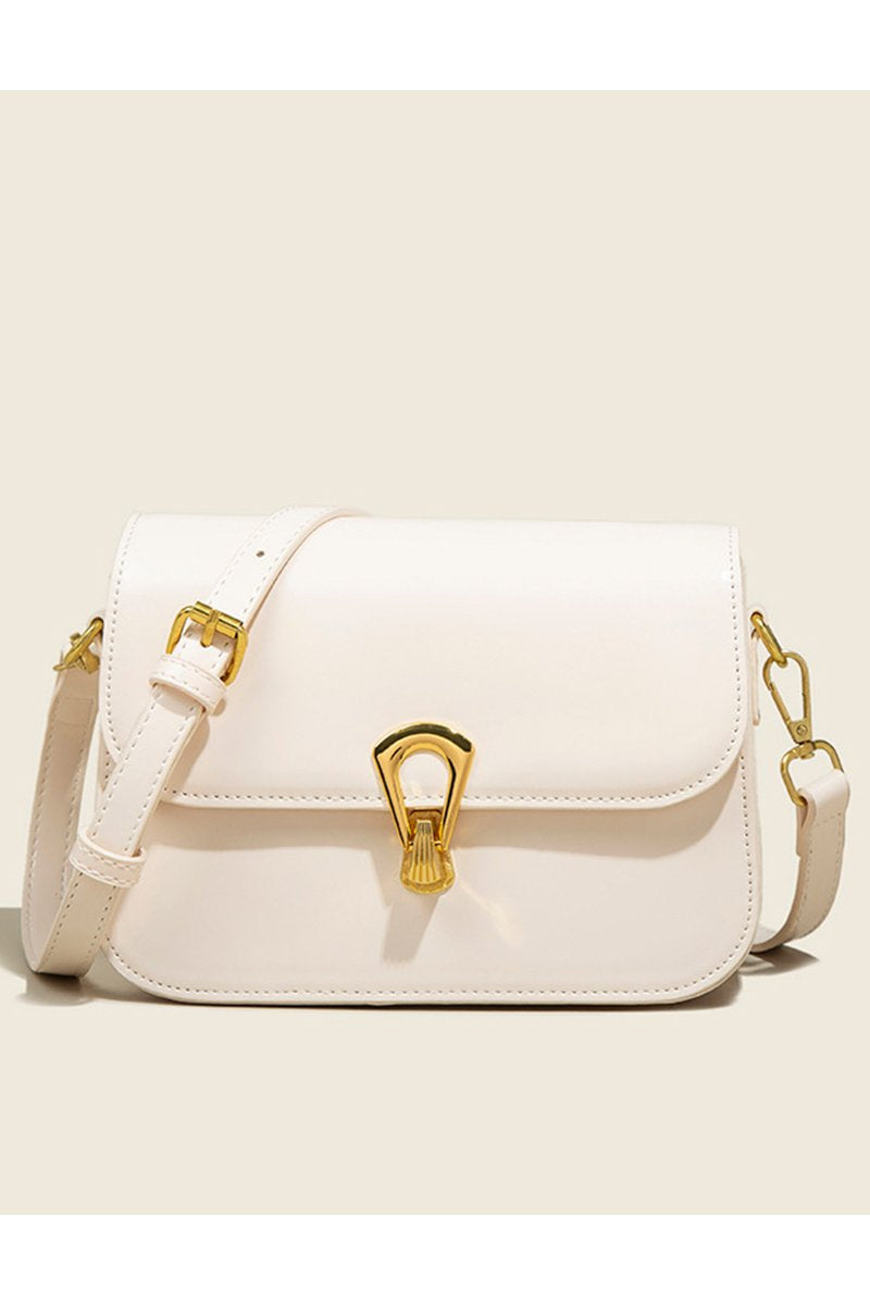 Alessia Structured Shoulder Bag | Gold-Tone Shoulder Bag
