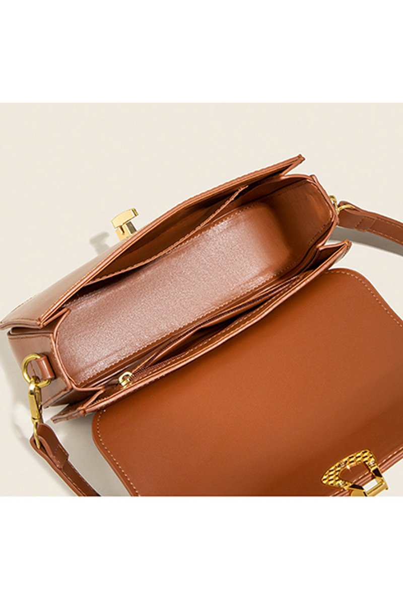 Alessia Structured Shoulder Bag | Gold-Tone Shoulder Bag