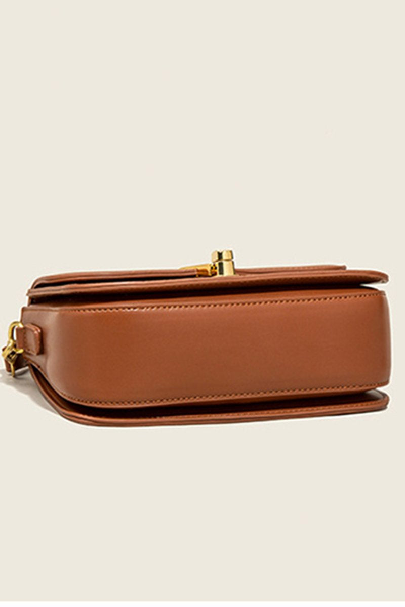 Alessia Structured Shoulder Bag | Gold-Tone Shoulder Bag