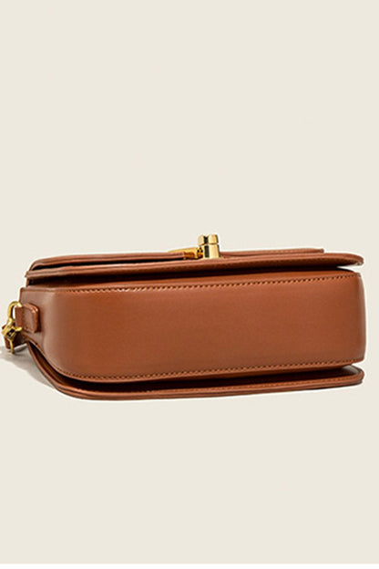 Alessia Structured Shoulder Bag | Gold-Tone Shoulder Bag