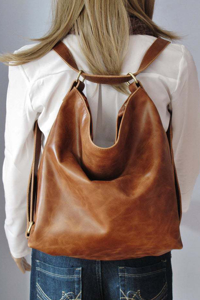 Maya Retro PU Handbag | Vintage Shoulder & Crossbody Bag