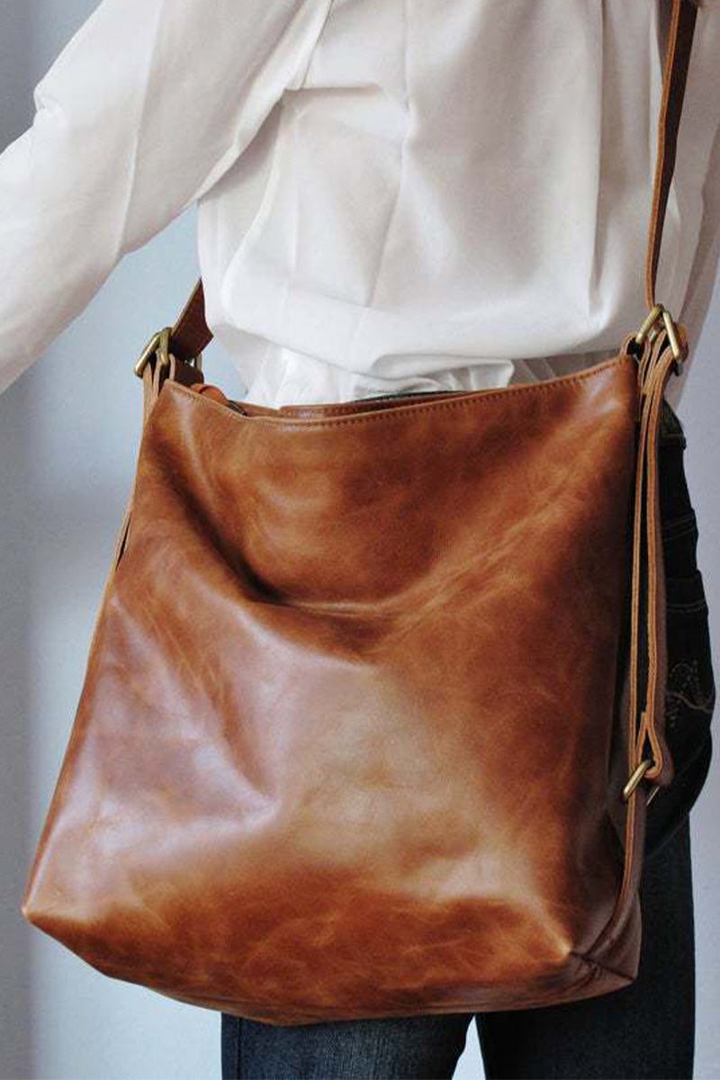 Maya Retro PU Handbag | Vintage Shoulder & Crossbody Bag