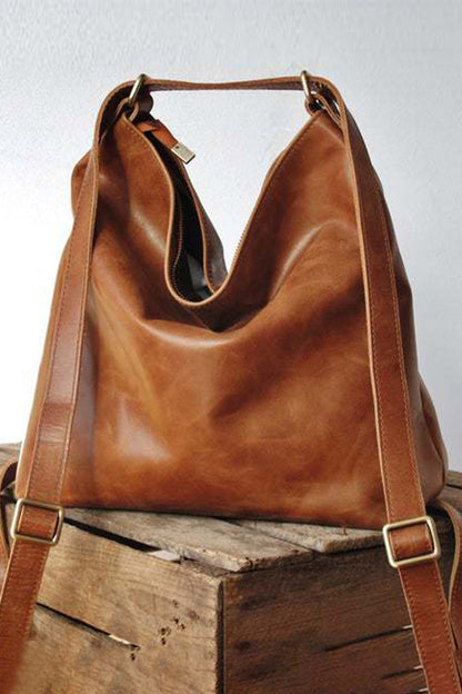 Maya Retro PU Handbag | Vintage Shoulder & Crossbody Bag