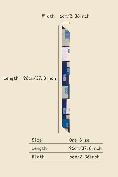 Laura Long Scarf | Floral Print, Contrasting Trim Scarf