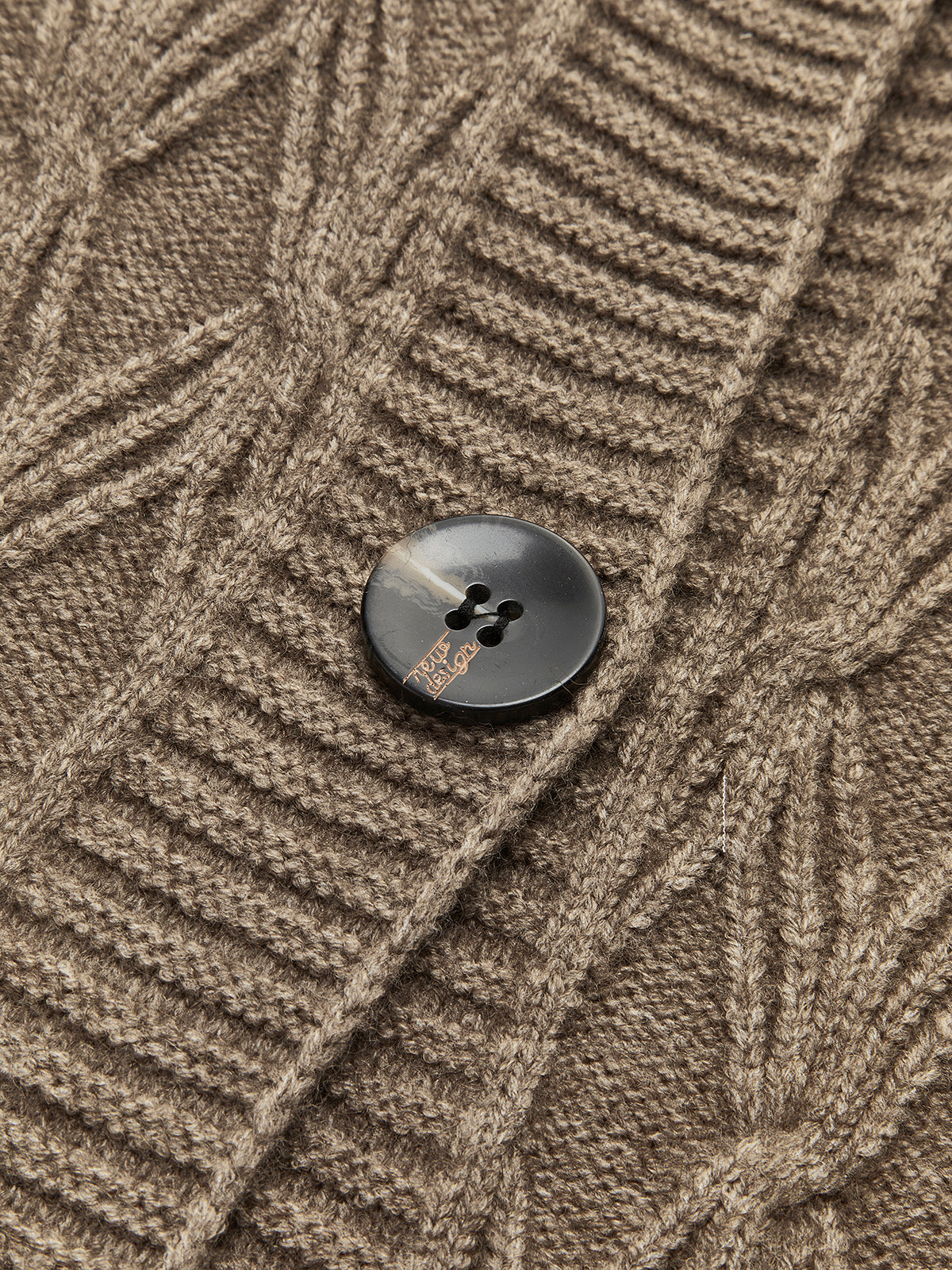 Elsie Longline Cardigan | Diamond Stitch Longline Cardigan