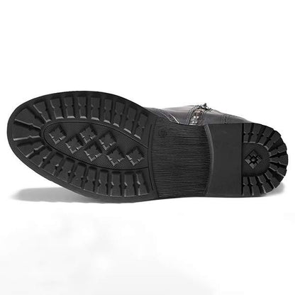 Herrestøvler Chelsea – Semsket Skinn – Elastiske Paneler – Komfortabel Slip-on