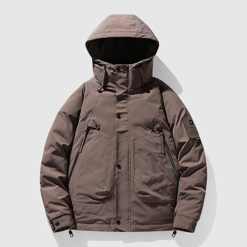 Samuel Relaxed Fit Winter Jacket | Detachable Hood Winter Jacket