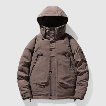 Samuel Relaxed Fit Winter Jacket | Detachable Hood Winter Jacket