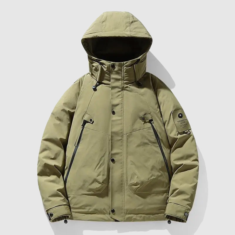 Samuel Relaxed Fit Winter Jacket | Detachable Hood Winter Jacket
