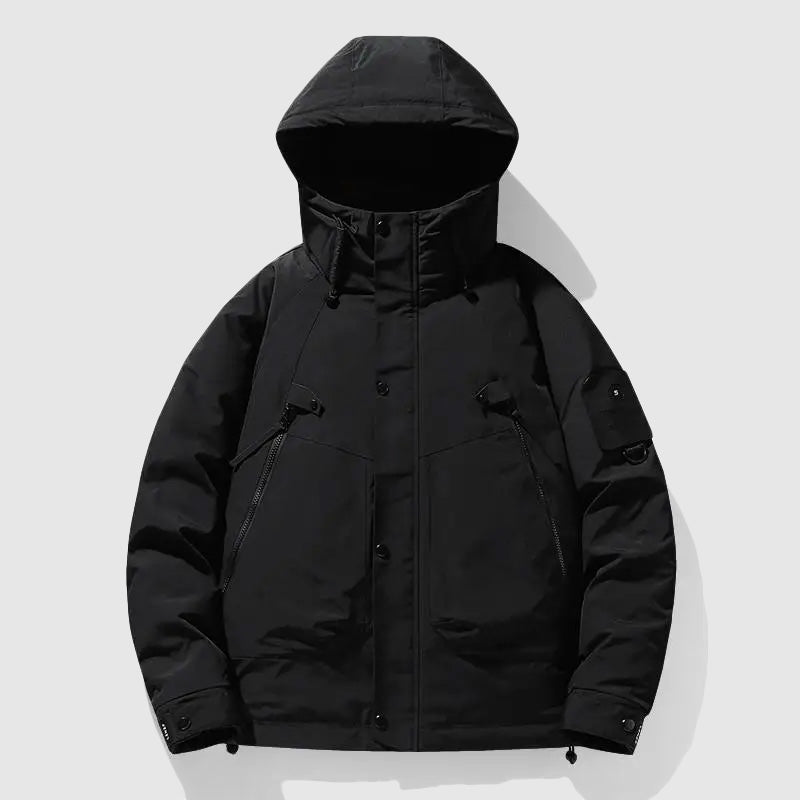 Samuel Relaxed Fit Winter Jacket | Detachable Hood Winter Jacket