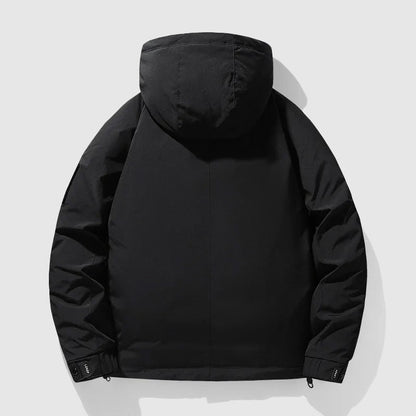 Samuel Relaxed Fit Winter Jacket | Detachable Hood Winter Jacket