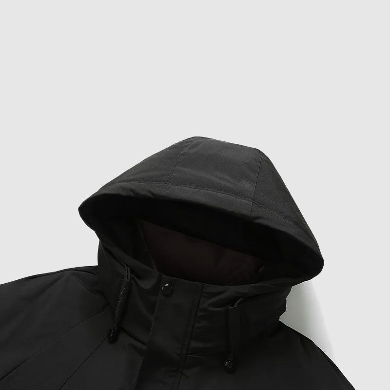 Samuel Relaxed Fit Winter Jacket | Detachable Hood Winter Jacket