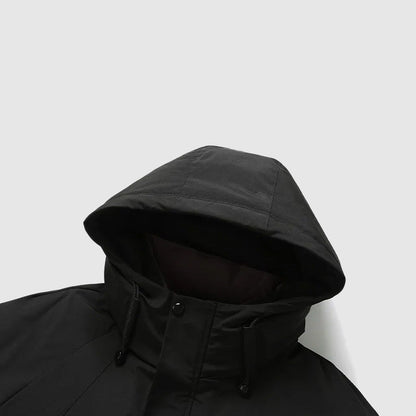 Samuel Relaxed Fit Winter Jacket | Detachable Hood Winter Jacket