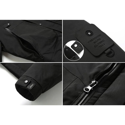 Samuel Relaxed Fit Winter Jacket | Detachable Hood Winter Jacket